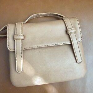 Antik Kraft Beige Crossbody Bag